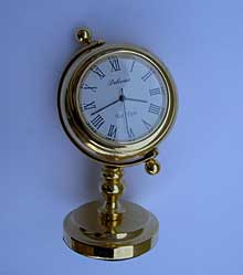 Miniaturuhr-Globus, Kaminuhr, B�rouhr, Tischuhr