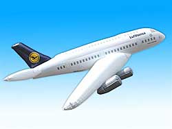 Lufthansa Airbus A380-800 Aufblasbar
