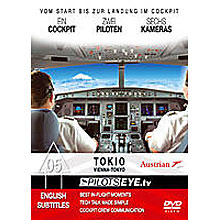 PilotsEYE.tv DVD Wien-Tokio Cockpitflight Austrian Airlines Boeing 777