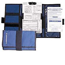 Jeppesen Kniebrett blau faltbar