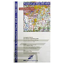 ICAO-Segelflugkarte Frankfurt Folie 2011