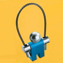 Schl�sselring - Jumper blau